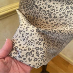 Abercrombie & Fitch  Y2K Cowl Neck Satin Slip Bias Dress Animal Print beige Sz S Photo 5