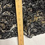 Sno Skins Womens Tunic Top Black Brown Multi Velvet Burnout Whimsigoth Glam Sz L Size L Photo 7