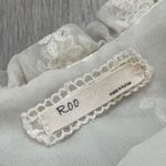 Bohemian Doily Tank Top Cream (small) embroidered floral crochet tiered feminine Photo 3