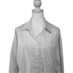 J for Justify  white Button-Up long sleeve Blouse Medium Photo 1