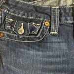 True Religion Womens Skinny Jeans Dark Wash White Stitching Detail Size 29 USA Photo 6