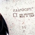 Rangoni Dalma Black Napa Leather Sandals Floral Mini Wedge Women’s Size 7.5 $170 Photo 9