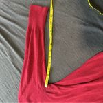 Women's Red Cardigan Sweater Quarter Length Cozy Soft Y2K Burgundy Casual Photo 5