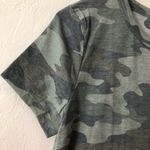 SO Womens  Camouflage T-Shirt Size Medium Juniors Shirt Lap Shape At Bottom New Photo 3
