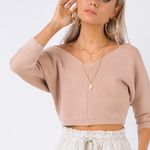 Princess Polly Selling My Pink Knit Crop Top  Photo 0