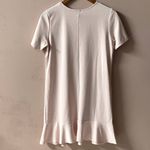 ASOS  Light Pink Ruffled Hem Shirt Dress Size 6 NWT Photo 9