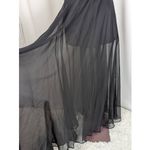 La Femme Strapless Sheer Overlay Formal Romper Dress Black Size 2 Photo 10