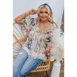 Impressions  NWT Women's Overlooking Venice Top Size M Photo 0