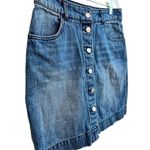 H&M Button Up Denim Jean Skirt Size: 8 Photo 2