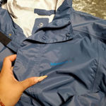 Merrell  Blue Hooded Pullover Windbreaker Jacket Photo 11