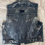 Ganni Metallic Denim Vest Photo 4