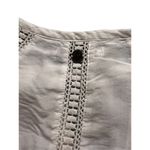 prAna  blouse white w/open work detail sz Large Photo 5