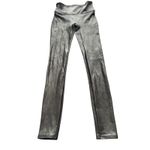 Spanx  Faux Leather Leggings Black High Waist Shiny Glam Size S Photo 1