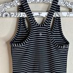 Lululemon Studio Racerback Parallel Stripe Black White Photo 3