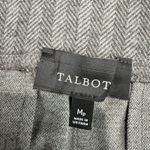 Talbots  Herringbone Luxe Ankle Zip Jogger Pant Gray Size Medium Petite Photo 3