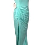 Katie May  Great Ruched Gown in Supercharged Mint Medium NWT Photo 5