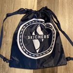Skechers nylon navy blue drawstring backpack Photo 3