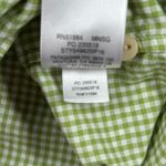 Patagonia Shirt Womens 6 Organic Cotton Gingham Button Down Green White Casual Photo 7