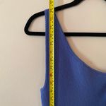Free People NWT Women's Small Blue Waverly Ribbed One Shoulder Sweater Romper Photo 8