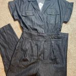 Ralph Lauren Lauren Denim Short Sleeve Jumpsuit Photo 6