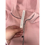 Lululemon Scuba Hoodie Womens M/L Pink Oversized Half Zip Some Staining Shown Photo 6