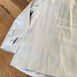 Horst Basler Baby Blue Suede Button Shirt Top Size Large Photo 8