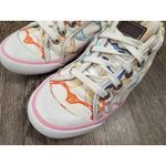 Coach  Barrett Size 8.5M Signature C Logo Sneakers Canvas Shoes Pink White Photo 2