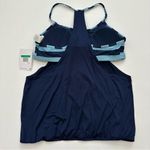 Nike Women's Navy and Light Blue Swim Top Size XL Photo 11