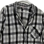 Victoria's Secret Victoria’s Secret women’s size large plaid button down long sleeve shirt Photo 1