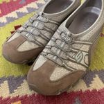 Skechers Sketchers Biker’s Lite Slip On Comfort Sneakers (Sz 9) Silver Suede Photo 3