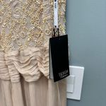 Tadashi Shoji Collection Silk Beaded Sleeveless Blush Gown 12 Photo 7