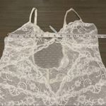 Victoria's Secret Victoria’s Secret White Lace Sexy Wedding Nightwear Lingerie Size L‎ Photo 6