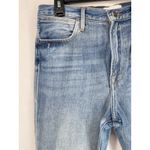 Frame Le Hollywood jeans size 27 straight leg high rise distressed denim ripped Photo 4