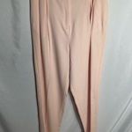Saint Tropez West Vintage Carole Little Wool High Waist Tapered Pants Pink Size 14 1980s Photo 0