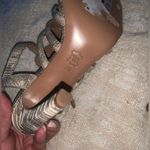 Tory Burch  Charlene Lizard Print Snakeskin Sandal Heel 6 fall open toe formal Photo 4