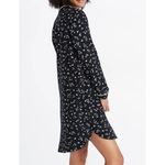 Madewell Bedtime Nightshirt in Winter Doves True Black Size Small Photo 2