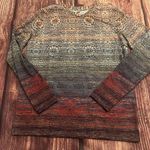 Women’s Exclusive Imports Tribal European Pattern Top Size S Tan Photo 0