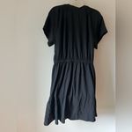 Grey State Black Short Sleeve Drawstring Mini Dress Women’s Size L NWT Size L Photo 4