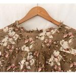 Vintage Denim & Supply Ralph Lauren Floral Ruffled Blouse Small Boho Western Blue Photo 7