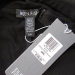 Eileen Fisher NWT  Skirted Ankle Legging in Black Viscose Jersey Pull-on Pants S Photo 4