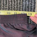 Vtg Y2K Holographic Trouser Pants High Rise Pull On Straight Wide Leg Sz Small Purple Photo 11