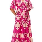 Eshakti WAYWARD FANCIES Floral Tile Print Cotton Voile Wrap Dress Photo 1