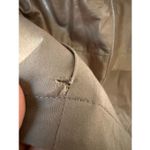 Lafayette 148 Two Tone Taupe Leather & Cotton Jacket Size S Brown Photo 8