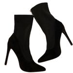 So Me Black Booties Size 6.5 Photo 0