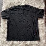 Athleta Black Mesh Oversized T-shirt Photo 1