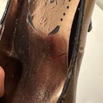 J. Renee Bronze High Heel. Square Jewel Square Toe Vintage Look Limited Sz 7. Gold Photo 10