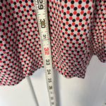 Equipment Femme geometric honeycomb silk button down shirt dress size small Photo 8