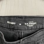 Old Navy High Rise OG Straight Black Jeans Womens size 18 Photo 4