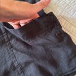 Anthropologie NWT By Strapless Linen Romper black small​ Photo 3