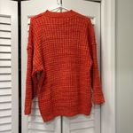 Urban Outfitters BDG Max Waffle Knit Pullover Sweater Orange Size Extra Small Photo 2